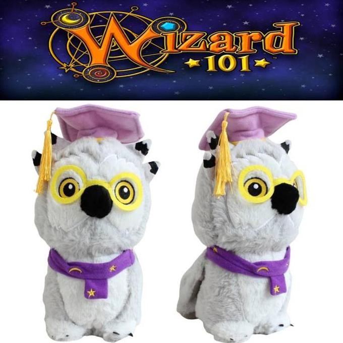 Wizard101 Boneka  Motif Burung Hantu Dinding Kuliah War Abu-Abu