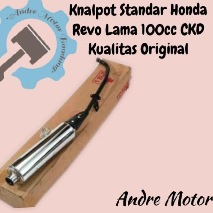 Knalpot Standar Honda Revo Lama 100Cc Ckd Kualitas Original Best Seller