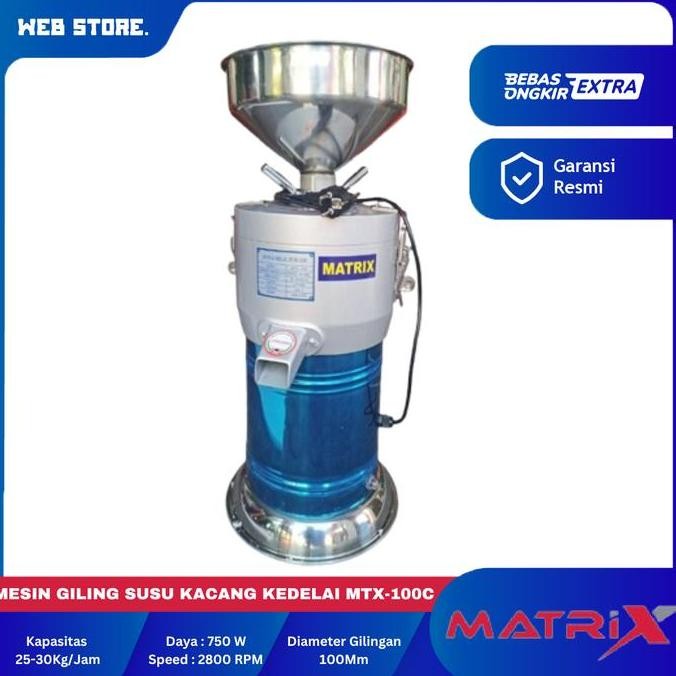 NANSO Mesin Giling Susu Kacang Kedelai Soya Milk Grinder MTX 100C MATRIX