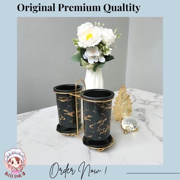 Tempat Sendok Keramik Mewah Wadah Sendok Mewah Tempat Sendok