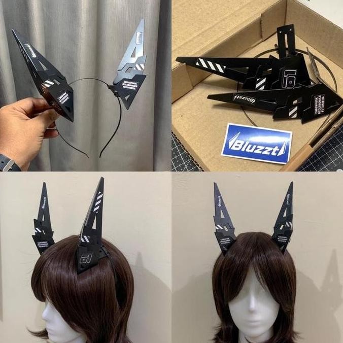 Bando Tanduk Cyberpunk Cosplay Accessories Model01