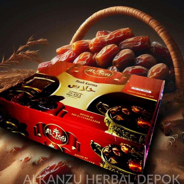Kurma Al Taaj Khalas 1Kg Kemasan Baru Kholas