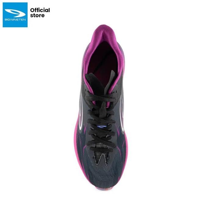 910 Sepatu Lari Kanzaki 2.0 Hitam/Ungu/Magenta