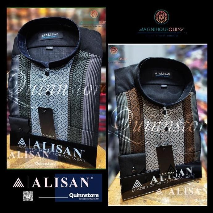 Alisan Kemeja Koko Premium - Lengan Panjang - Reguler