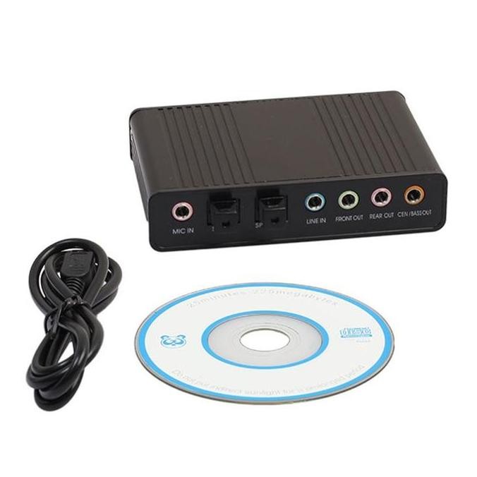 Usb External Sound Card 6 Channel 5 1 Surround Optical Digital Spdif D