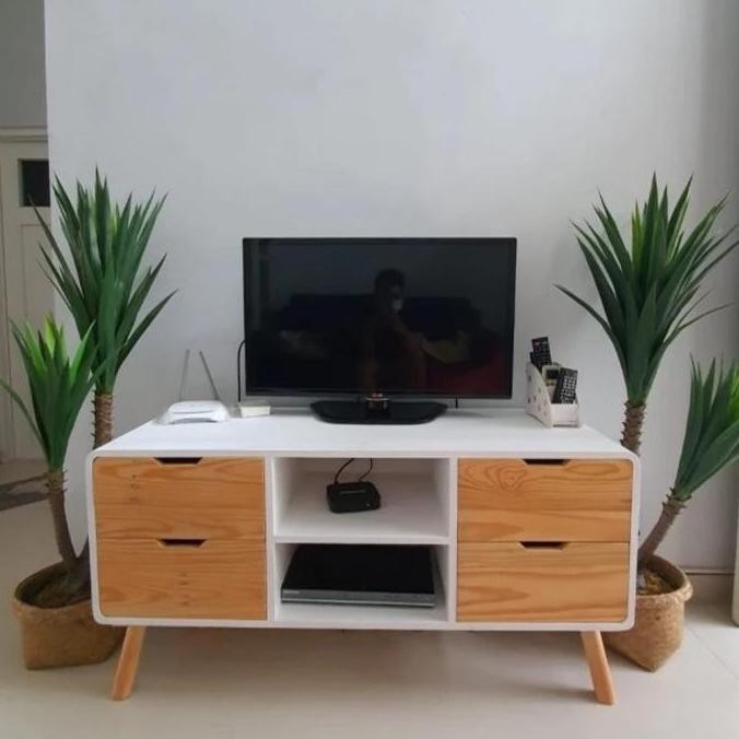 RAK TV RAK SERBAGUNA KAYU JATI BELANDA