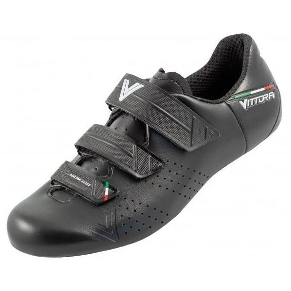 * Sepatu Road BIke - Vittoria Rapide Road Shoes - Black *
