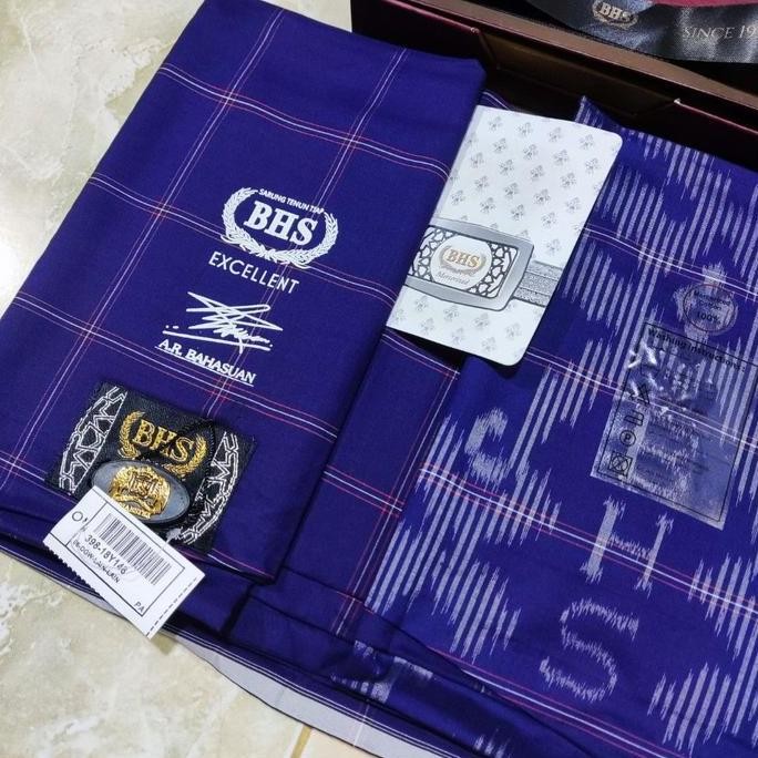 BHS Sarung Bhs Excellent Ukuran Dewasa Asli Tenun Pabrik Dari B.H. Bahasian Since 198