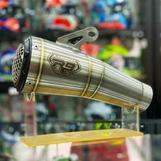 Promo Knalpot R9 GP SS Stainless Ninja 250 Fi R25 CBR 250RR Ori Full Sytem COD