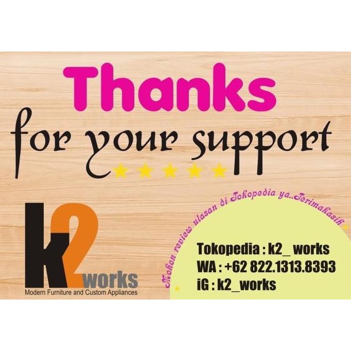 Rak Dapur Custom untuk Dispenser dan Microwave  K086