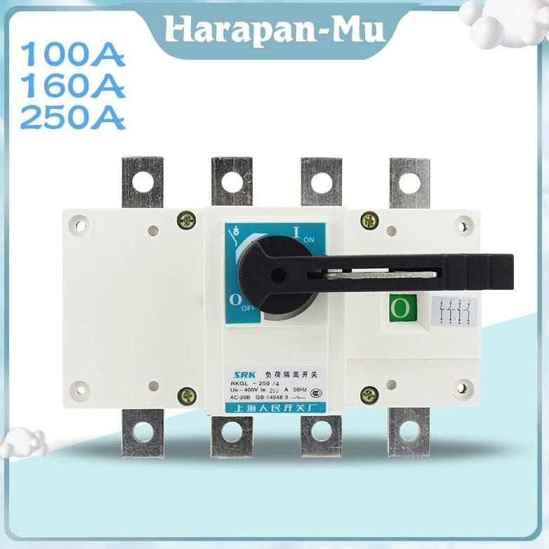 UGNDA Change Over Switch Beban Tegangan Rendah / Change Over Switch 4P 100A/160A/250A