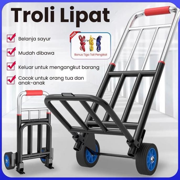 ENRIO- Troli Lipat 100 kg / 120 kg / 180 kg  Trolley Lipat Serbaguna/ Trolley /Barang Serbaguna Lugg