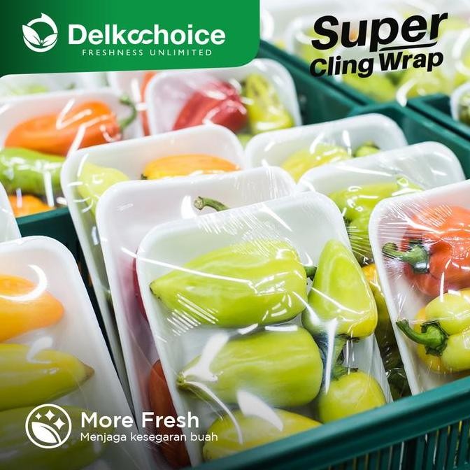 Super Cling Wrap / Plastik Wrapping Makanan / Delko Cling 600M