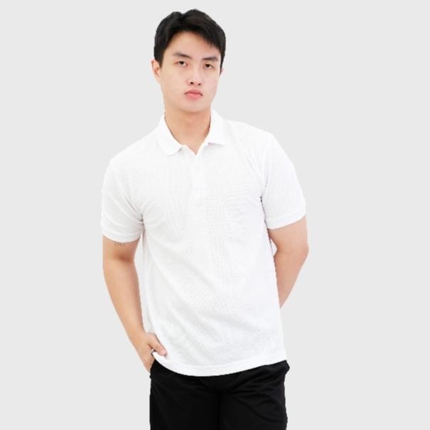 POSHBOY Polo Shirt White Newyork - Kaos Kerah Lengan Pendek Pria