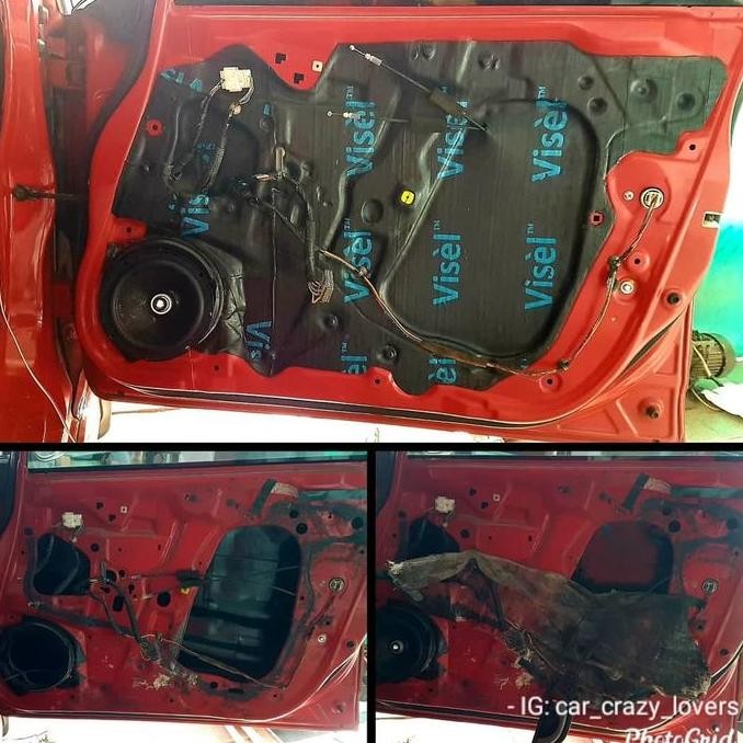 Premium DP pemasangan Peredam Aspal 4 Pintu Mobil Sedang [BRV, Avanza, dll] Promo