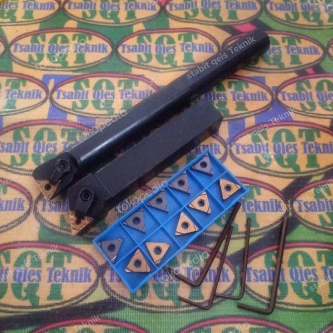 Holder bubut Set 20X20.Stang Pahat Bubut Luar dalam 20mm Insert TNMG16