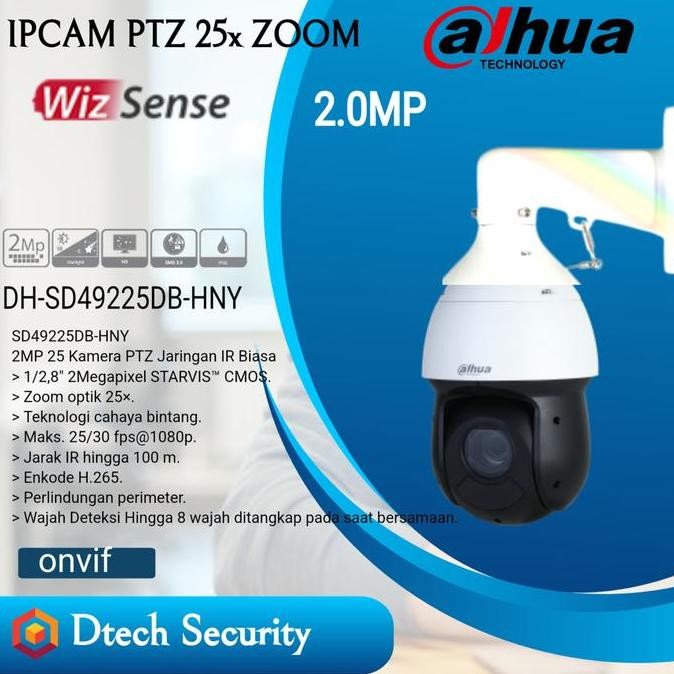 BEBAS ONGKIR - Dahua PTZ IP Camera 2MP 1080 Dahua DH-SD49225XA-HNR PTZ 25X Zoom Outdo