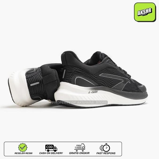 Brodo - Sepatu Olahraga Sepatu Running Brodo Active Inizio Warna Black White / Full White Original B