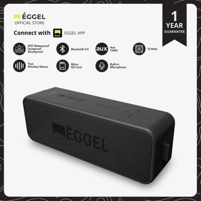 NEW Eggel Active 2S - Portable Bluetooth Speaker