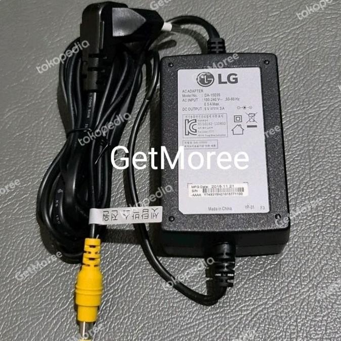 Adaptor 3a 5v LG Original Korea