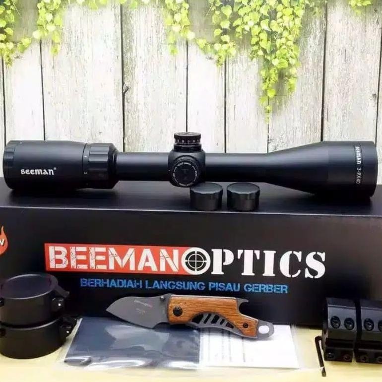 FEVERFEW Telescope BEEMAN Optics 3-9x40 Mildot WA New