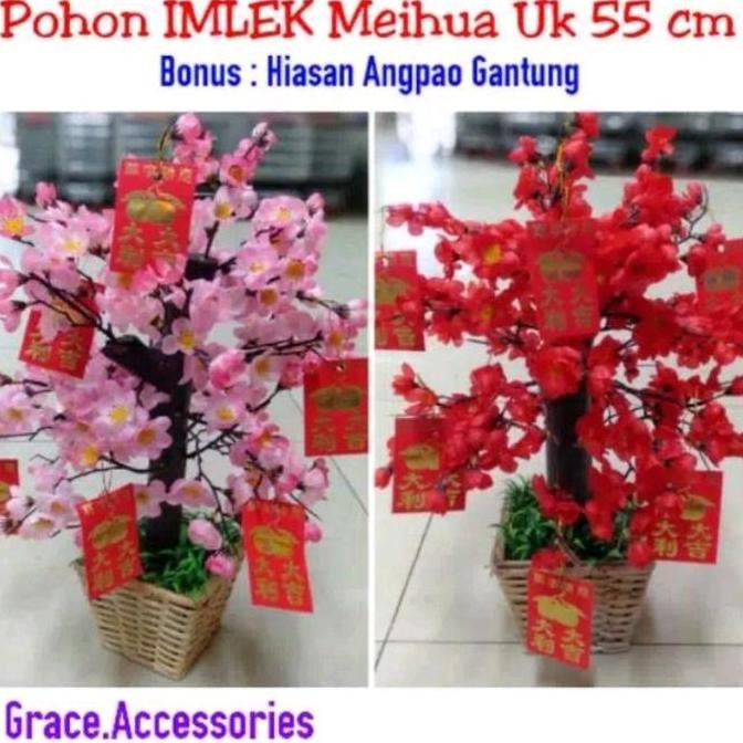 Promo Pohon Imlek Meihua Angpao Sakura 55Cm Cod