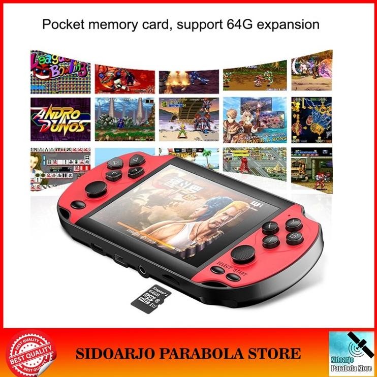 albertGokil- Gameboy X7S P2P PSP PVP Console Handhled Portable 3.5 inch Retro Game Support 2 Player 