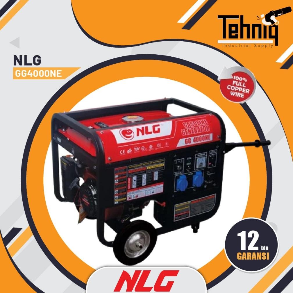 albertGokil NLG Genset Listrik GG4000NE / Gasoline Generator Set NLG GG-4000-NE