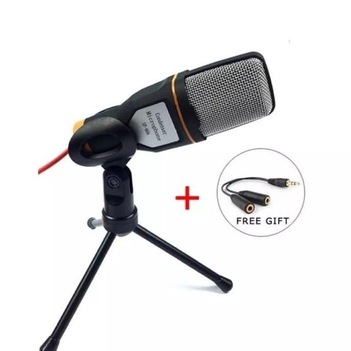 Mic Kondensor Suara Studio Mic Perekam Siaran Streaming