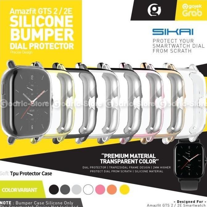 SIKAI Rubber Case Soft Bumper Cover Screen for Amazfit GTS 2 2e GTS2