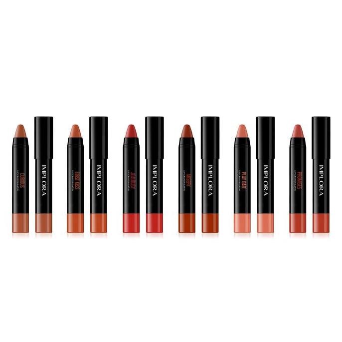 Implora Lip Crayon Satin 3,5 gr | Lipstik Ringan | Gloss Satin Finish