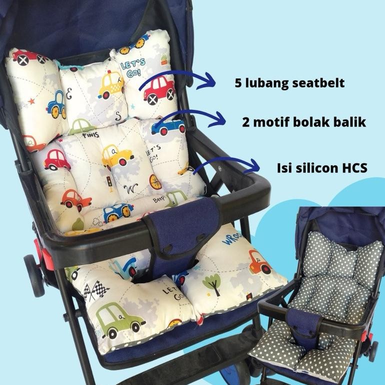 Kasur bantal an Alas Stroller kasur stroler bayi anak Universal matras kereta dorong