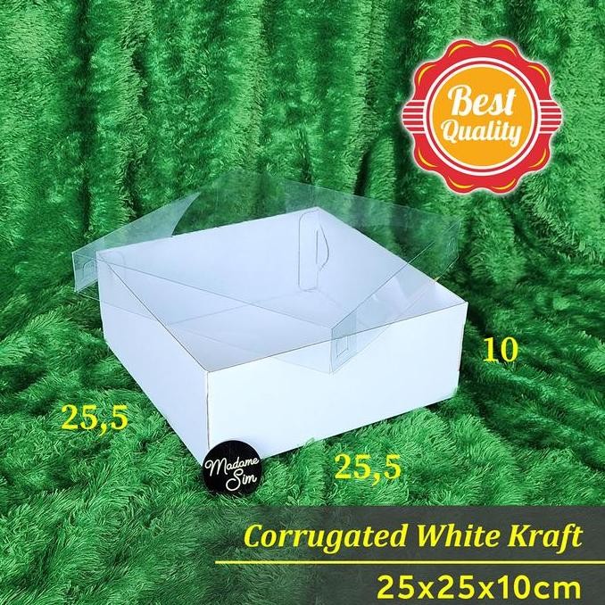BOX MIKA - DUS KUE - KOTAK - KARDUS 25x25x10 - WK