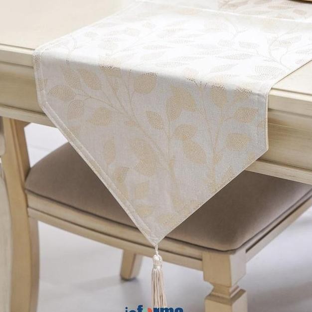 Informa Table Runner Foil Print Gold