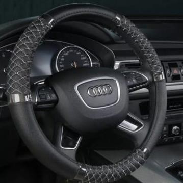 Salt Sarung Setir Mobil Bahan Kulit Asli Ghs-55