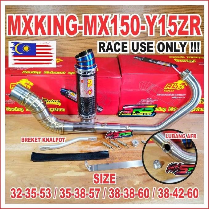 Promo KNALPOT RED LEO MX KING ORIGINAL COD