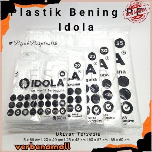 Terlaris Kantong Kresek Plastik PE Idola Transparant PEX