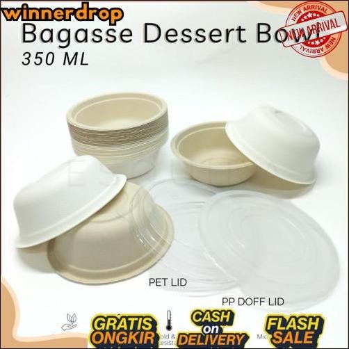 Terlaris Bagasse Dessert Snack Bowl 350 ML BG350