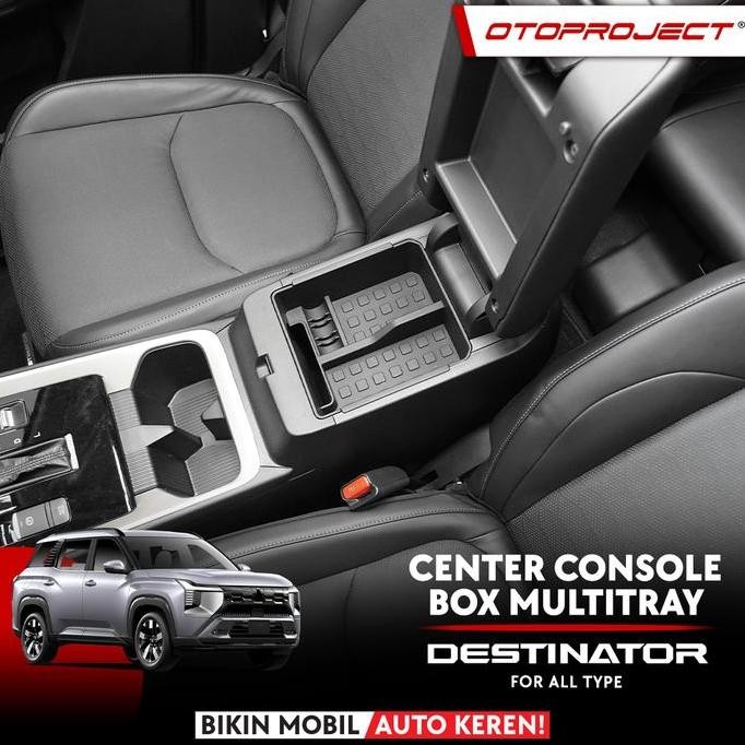 Otoproject - Center Console Box Multitray Destinator | Organizer Console Box Mobil Mitsubishi Destin
