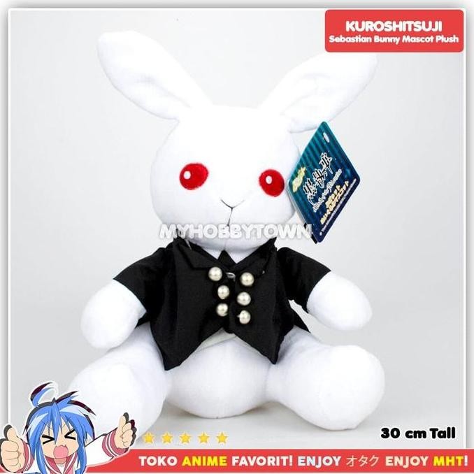 Boneka Anime Kuroshitsuji Black Butler - Sebastian Bunny Mascot