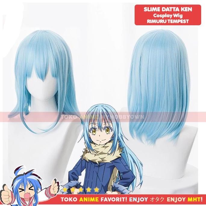 Wig Cosplay Anime Slime Shittara Datta Ken : Rimuru Tempest