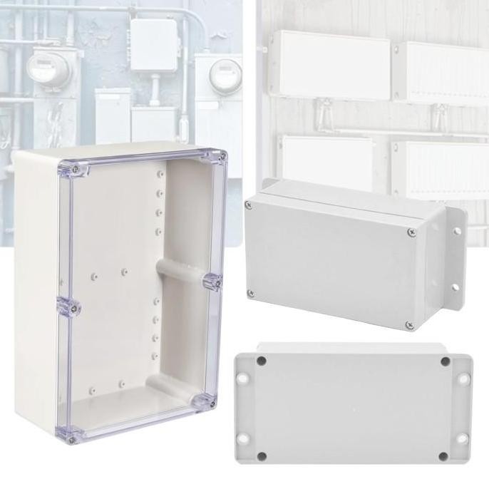 JUNXIENA- Box Listrik Kotak Panel Outdoor Box Terminal Kabel Junction ABS Waterproof Anti Air