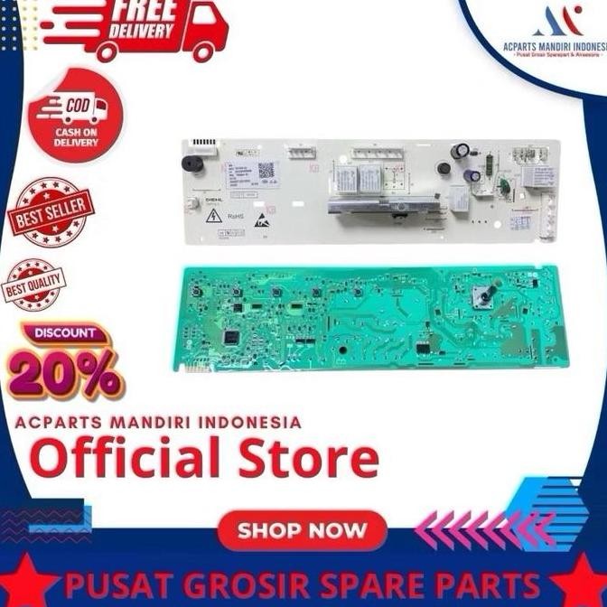JUNJI- Modul pcb MFG70-ES1003 , Modul pcb mesin cuci front loading bukaan depan original