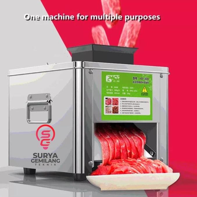 KIKYO- Mesin Pengiris tipisin Daging Meat Slicer Stainless Auto 850W LY850A