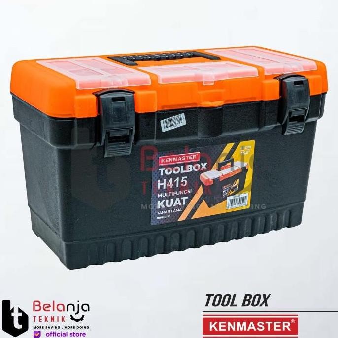 JUNXIENA Kenmaster Tool Box Perkakas 415 Tool Kit Tool Box Kotak Tempat Kunci