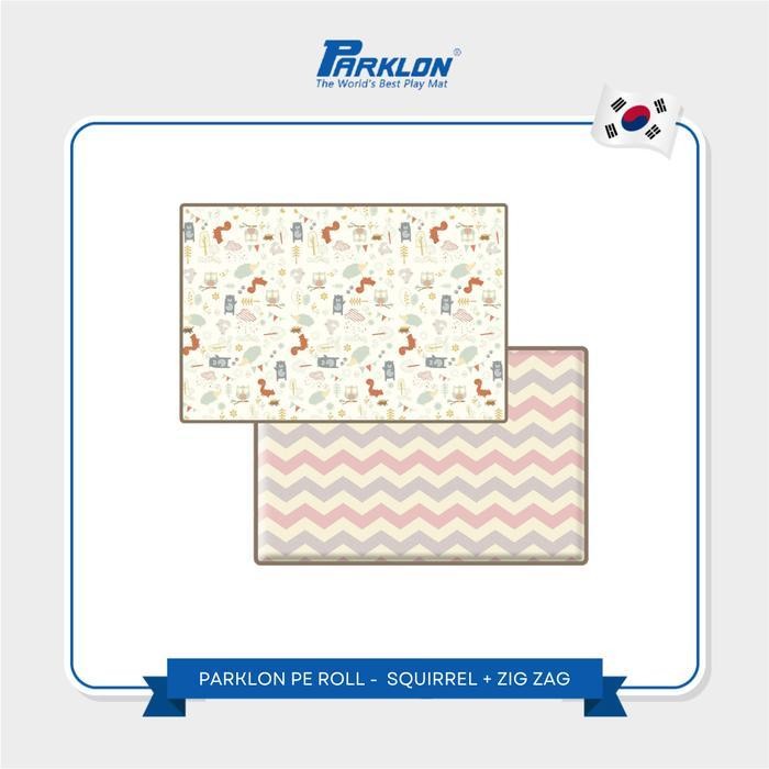 Parklon PE Roll Squirrel Zigzag Playmat