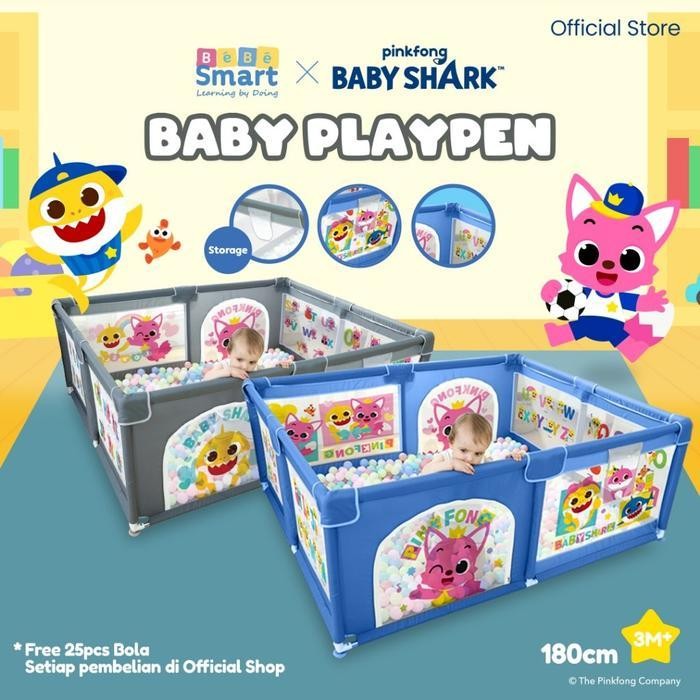 BEBE SMART Pagar Bayi / Pagar Bayi Bermain / Pagar Mainan Anak / Playpen Bayi / Pagar Main Anak