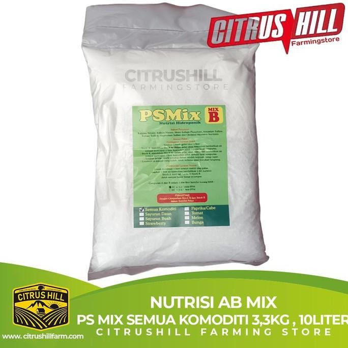 PROMO AB MIX PS MIX 10 LITER 3,3Kg - AB MIX HIDROPONIK NUTRISI AB MIX