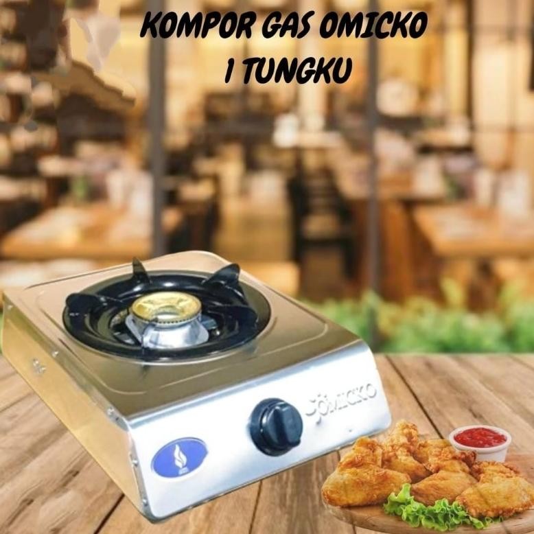 KOMPOR GAS 1 TUNGKU-KOMPOR GAS STAINLESS