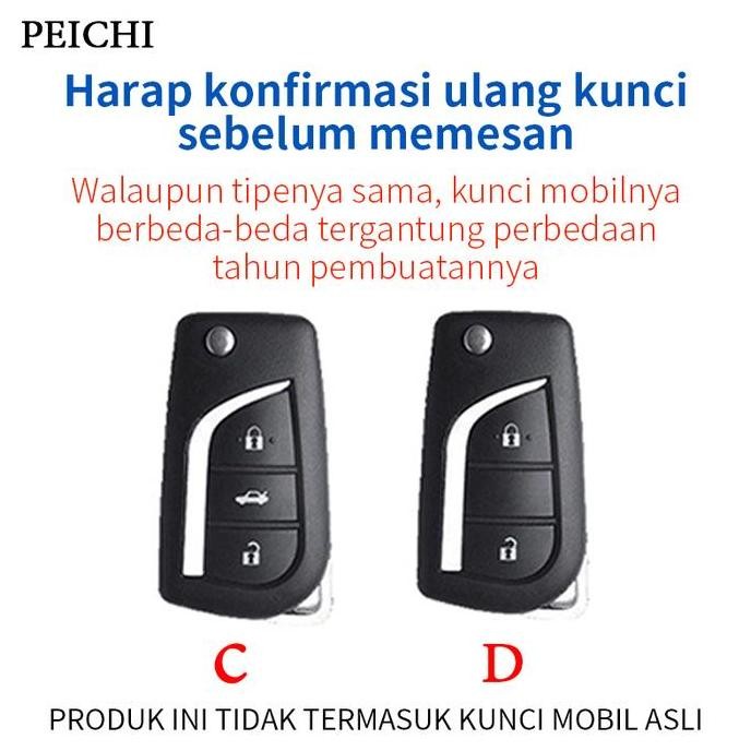 PEICHI Cover Kunci Mobil For Toyota Innova Reborn
